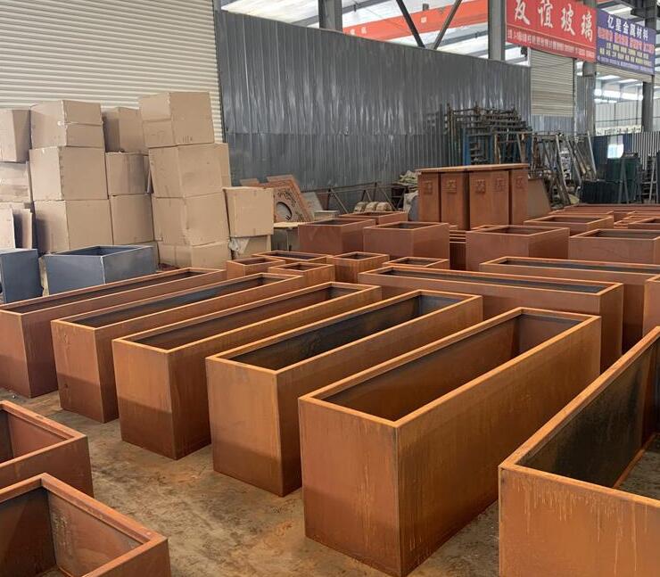 庆安耐候钢板花箱