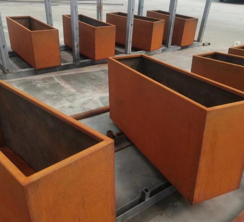 庆安耐候钢花箱