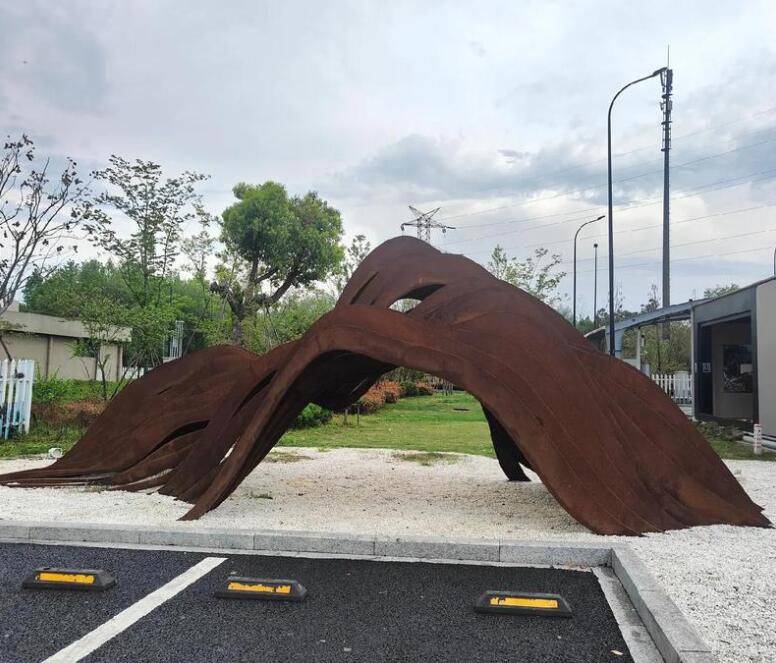 庆安耐候钢板造型